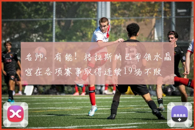 名帅，有能！格拉斯纳已率领水晶宫在各项赛事取得连续19场不败
